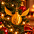 Enfeite para Àrvore de Natal Pomo de Ouro 12cm - Imagem 3