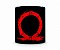 Caneca God Of War Logo Vermelho Preta - Imagem 2