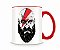 Caneca God Of War Kratos Cross Bowie Vermelha - Imagem 1