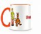 Caneca Scooby Doo e Salsicha II Laranja - Imagem 1