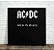 Azulejo Decorativo AC DC Back in Black 15x15 - Imagem 2