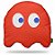 Almofada Pac man Ghost - Vermelha - Imagem 1