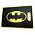 Tabua Corte Plastica Dco Logo Batman Amarelo e Preto - Imagem 1