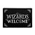 Capacho 60x40cm Vinil HP Wizards Welcome - Imagem 1