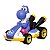 Carrinho Hot Wheels Mario Kart Blue Yoshi Standard Kart GRN23 - Imagem 3