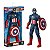 Boneco Marvel Olympus Capitão América Hasbro 24cm E5579 - Imagem 1