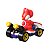 Carrinho Hot Wheels Mario Kart Red Yoshi Standard Kart GPD90 - Imagem 3