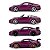 PRÉ-VENDA Carrinho Miniatura Mini GT #S0021 Porsche 911(992) Rubystone 4 Set - Imagem 1