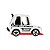 Carrinho Hot Wheels Tooned Volkswagen Golf MK1 2026 Lote H JJK16 - Imagem 5