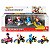Carrinho Hot Wheels Mario Kart 4 Pack Waluigi Toad Yoshi Diddy Kong GXX98 - Imagem 1