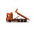 PRÉ-VENDA Mini GT #1392 Caminhão Scania 770S B8x4NA Hooklift Flatbed Orange 1:64 - Imagem 6