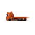 PRÉ-VENDA Mini GT #1392 Caminhão Scania 770S B8x4NA Hooklift Flatbed Orange 1:64 - Imagem 8