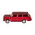 Carrinho CKS Chevrolet Veraneio 1968 Vermelho 1:64 - Imagem 3