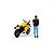 PRÉ-VENDA Mini GT #1414 Moto Ducati Panigale V4 S Giallo com Mini Figure 1:64 - Imagem 4