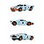 Hot Wheels Premium Team Transport Kit Gulf com 4 Carros JHW43 1:64 - Imagem 6