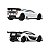 Carrinho Hot Wheels Premium 2 Pack McLaren F1 GTR McLaren P1 GTR JHW52 1:64 - Imagem 3