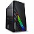 Gabinete Gamer Vinik VX Gaming Scorpius Preto Vidro Temperado LED RGB - Imagem 1