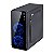 Gabinete Gamer Vinik Crater Preto 2 Fans LED Azul Mid Tower ATX - Imagem 3