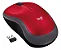 Mouse Sem Fio Logitech M185 1000 DPI USB Ambidestro Vermelho - Imagem 1