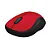 Mouse Sem Fio Logitech M185 1000 DPI USB Ambidestro Vermelho - Imagem 3