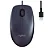 Mouse USB Logitech M90 Óptico 1000 DPI Ambidestro Preto - Imagem 1