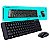 Kit Teclado e Mouse Sem Fio Logitech MK470 Slim ABNT2 Preto Silencioso - Imagem 1
