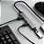 Hub Adaptador USB-C 4 Portas Fortrek DC41 em Alumínio - Para Notebook e PC - Imagem 3