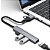 Hub Adaptador USB-C e USB 3.0 com 4 Portas HU-C500GY Cinza - C3Tech - Imagem 2