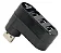 Hub USB 2.0 de 3 Portas Leong LEY-1831 Portátil com Plug Giratório 180° - Imagem 2
