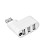 Hub USB 2.0 de 3 Portas Bright 0335 Branco Plug Giratório - Imagem 1