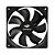 Cooler Fan F7-100BK 12cm C3Tech 12CM MB+MOLEX 3P+4P C3T - Imagem 1