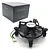 Air Cooler PCyes Duley Black Vulcan ARGB com Display TDP 180W (ACDLYBV) - Imagem 2