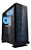 Gabinete Gamer K-mex Galaxy Frontal vidro 3 Fan LED Azul - CG-7EV3 - Imagem 1