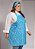 Avental Plus Size - Modelo Roma Floral Azul - Uniblu - Personalizado - Imagem 10