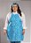 Avental Plus Size - Modelo Roma Floral Azul - Uniblu - Personalizado - Imagem 4