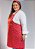 Avental Plus Size - Modelo Roma Poá Vermelho - Uniblu - Personalizado - Imagem 10