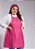 Avental Plus Size - Modelo Roma Poá Pink - Uniblu - Personalizado - Imagem 7