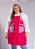Avental Plus Size - Modelo Roma Pink com Listras Coloridas - Uniblu - Personalizado - Imagem 6