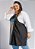 Avental Plus Size - Modelo Roma Gabardine Preto- Uniblu - Personalizado - Imagem 9