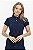 Camisa Polo Feminina Cor- Azul Marinho - Uniblu - UNB - Imagem 1