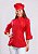 Camisa Feminina Chefe Cozinha - Dolman Queen Vermelho Espinela - Botões Forrados - Uniblu - Imagem 10