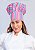 Touca Chefe - Pink Listras Coloridas - uniblu - Imagem 5