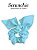 Scrunchie  - Amarrador de cabelo Angel Blue - uniblu - Imagem 3