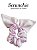 Scrunchie  - Amarrador de cabelo Rosa Giz - uniblu - Imagem 3