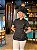 Camisa Feminina Chefe Cozinha - Dolman Farda Manga Curta - Cor Preta - Uniblu - Personalizado - Imagem 2