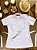Camisa Chef Cozinha - Dolmãn Feminina TEXAS Branca, Manga Curta, Tecido algodão,  botões de Pressão Embutidos - Uniblu - Imagem 1