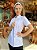 Camisa feminina Chefe de Cozinha - Dolmãn TEXAS Branca, Manga Curta, botões de Pressão Embutidos - Uniblu - Personalizado - Imagem 1