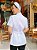 Camisa feminina Chefe de Cozinha - Dolmãn TEXAS Branca, Manga Curta, botões de Pressão Embutidos - Uniblu - Personalizado - Imagem 10
