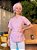 Camisa Feminina Chefe Cozinha - Dolman Stilus - Poá Rosa com Bolinhas Marrom Uniblu - Personalizado - Imagem 2