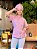Camisa Feminina Chefe Cozinha - Dolman Stilus - Poá Rosa com Bolinhas Marrom Uniblu - Personalizado - Imagem 5